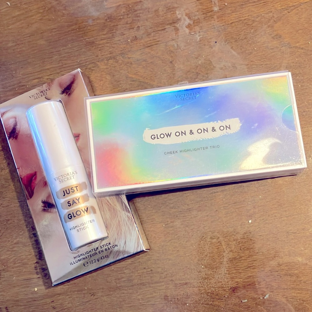 Victoria’s Secret rare & htf Glow makeup bundle NWT